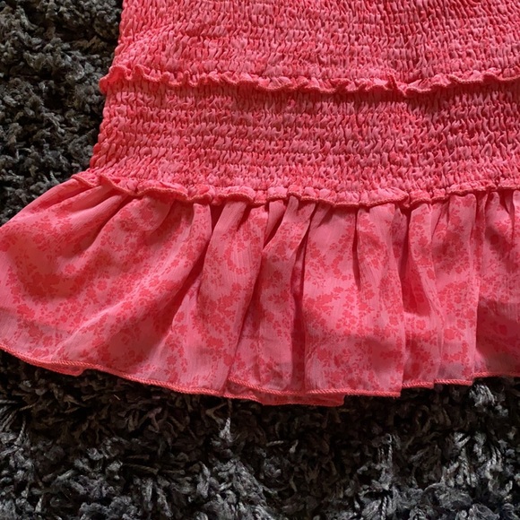 Vici pink tiered ruffle mini dress - Picture 7 of 10